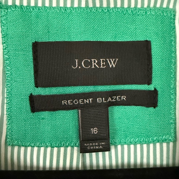 J Crew Regent Blazer - Linen - Picture 5 of 7